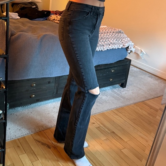 7 For All Mankind Tall Bootcut Straight Leg Jeans Size 26 - Picture 2 of 13